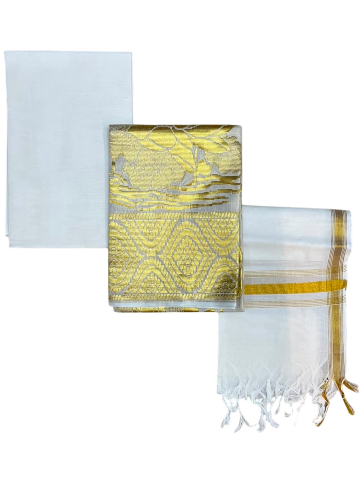 Southloom™ Tissue Churidar Salwar Suit Material with Woven Work (include Lines Shawl / Dupatta) SL566