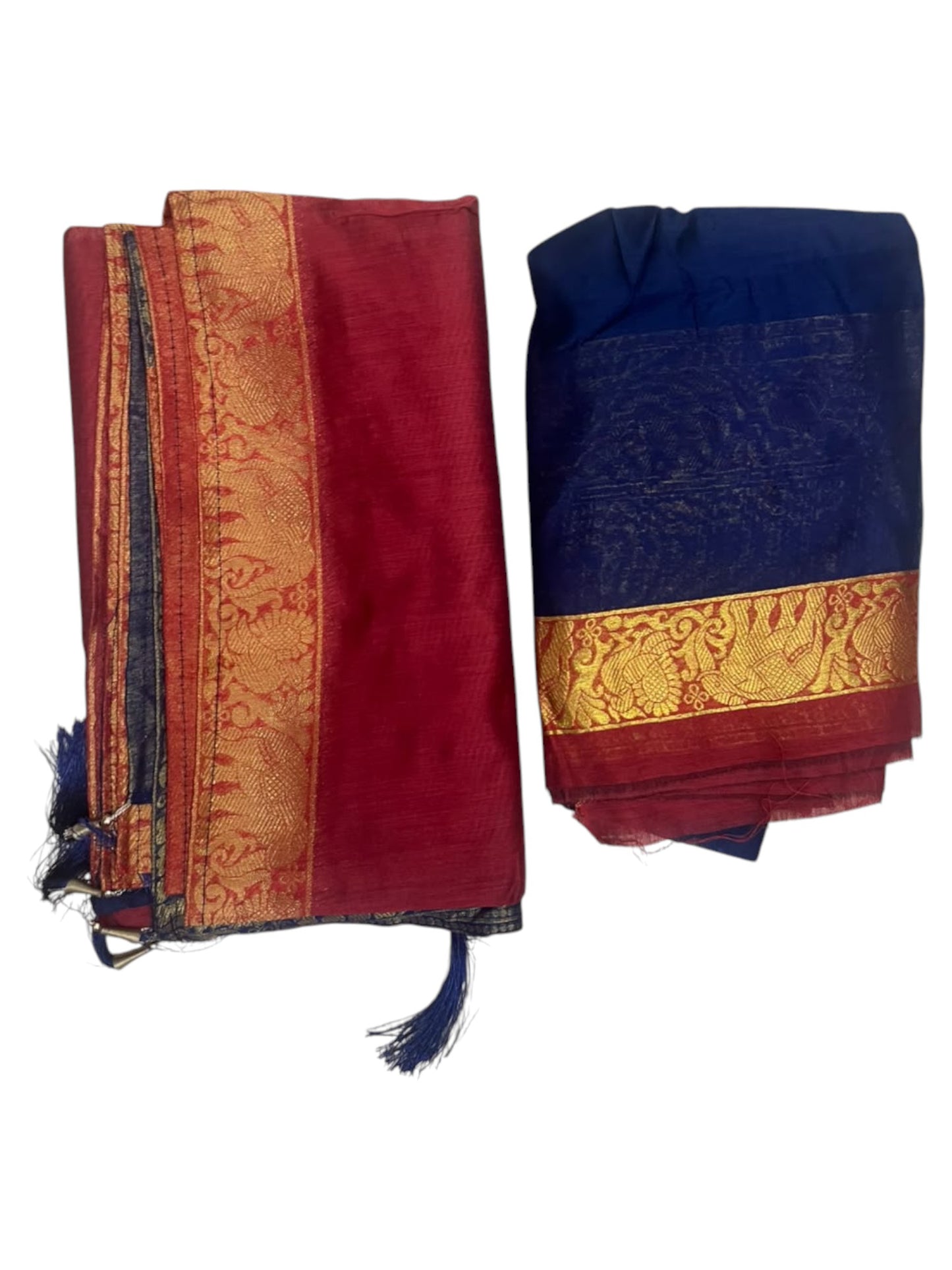 Kerala Southloom Semi UnStitched Kanchi Cotton Dhavani Set with Pavada and Blouse Piece SL585