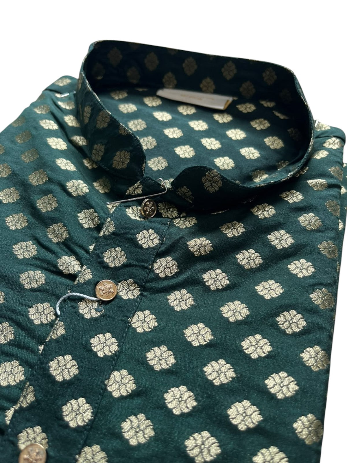 Southloom Woven Patterns Semi Silk Long Kurta for Men SL591