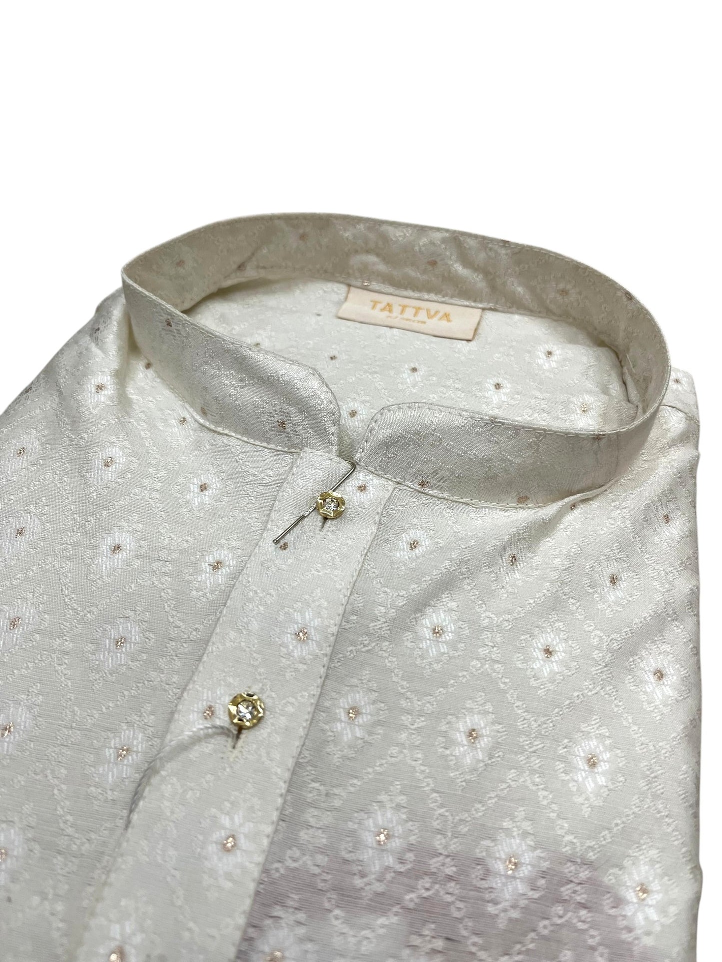 Southloom Woven Patterns Semi Silk Long Kurta for Men SL591