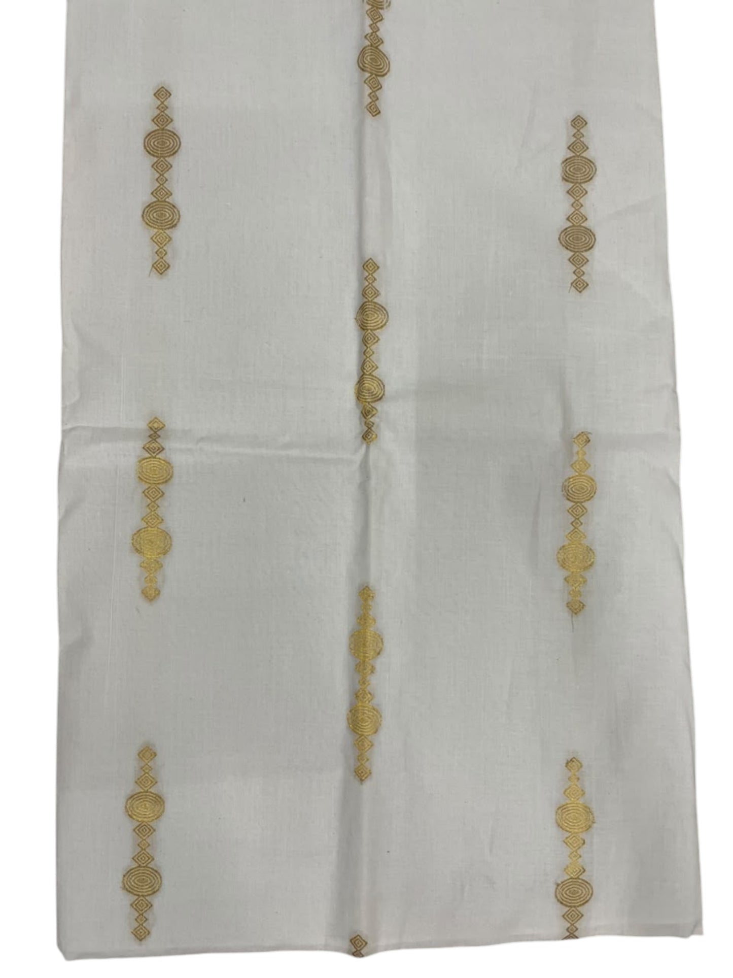 Southloom™ Cotton Churidar Salwar Suit Unstiched Material with Woven Design (include Lines Shawl / Dupatta)