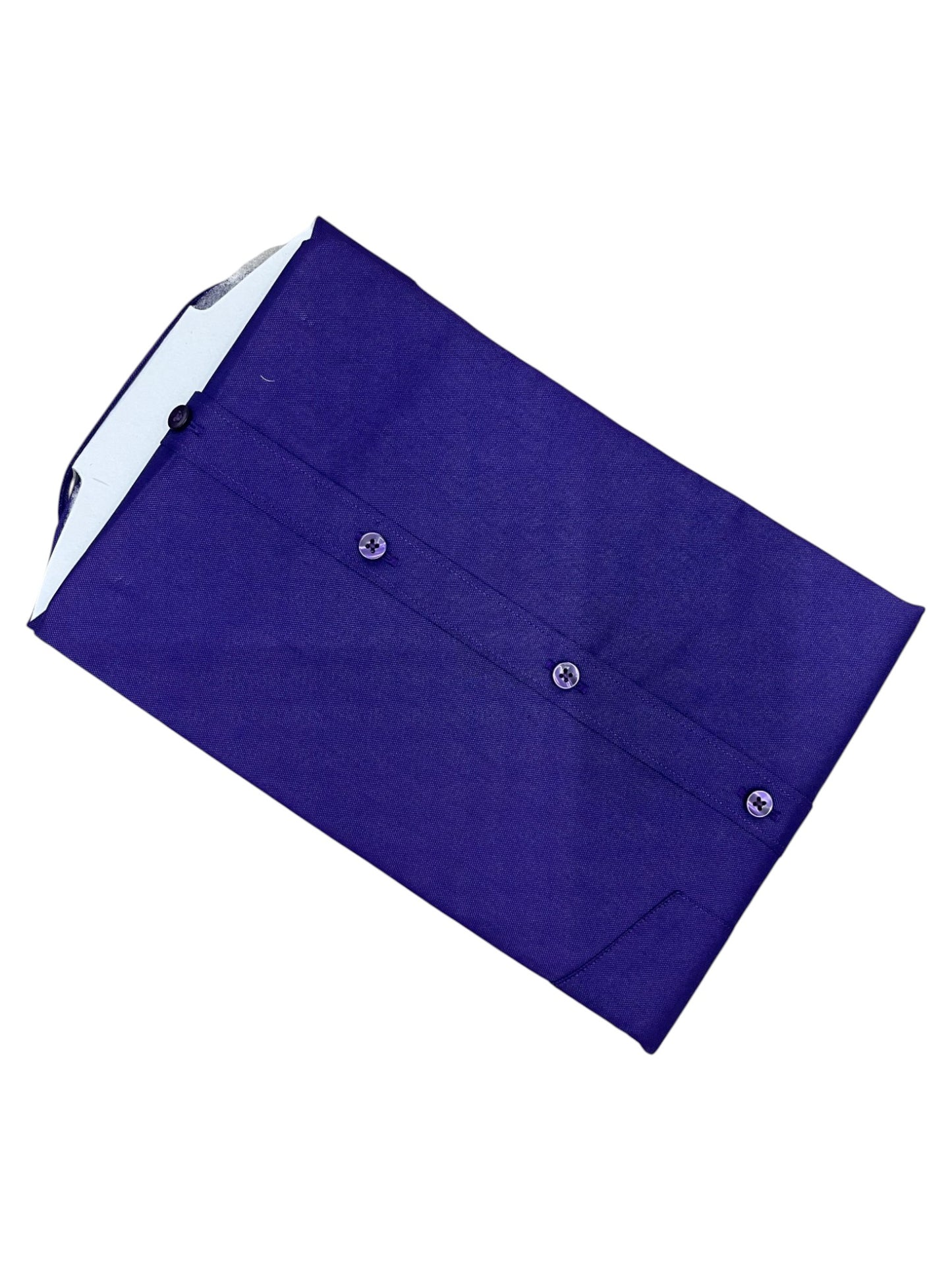 Southloom Pure Cotton Shirt with Violet Plain SLSHIRT 42 FS