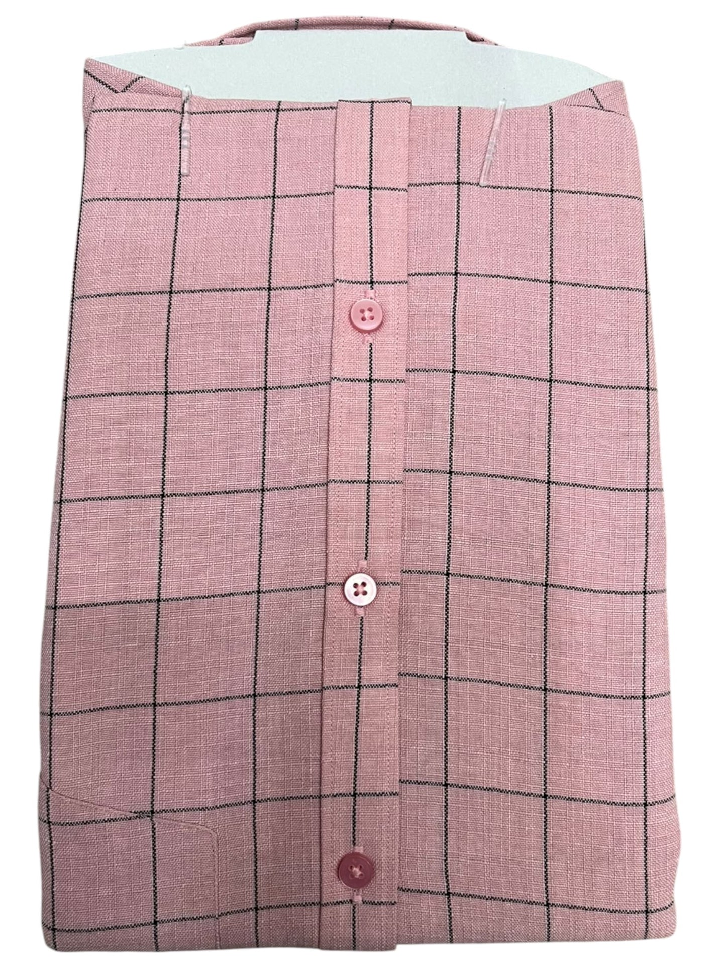 Southloom Pure Cotton pink Check Shirt SLSHIRT 42 HS