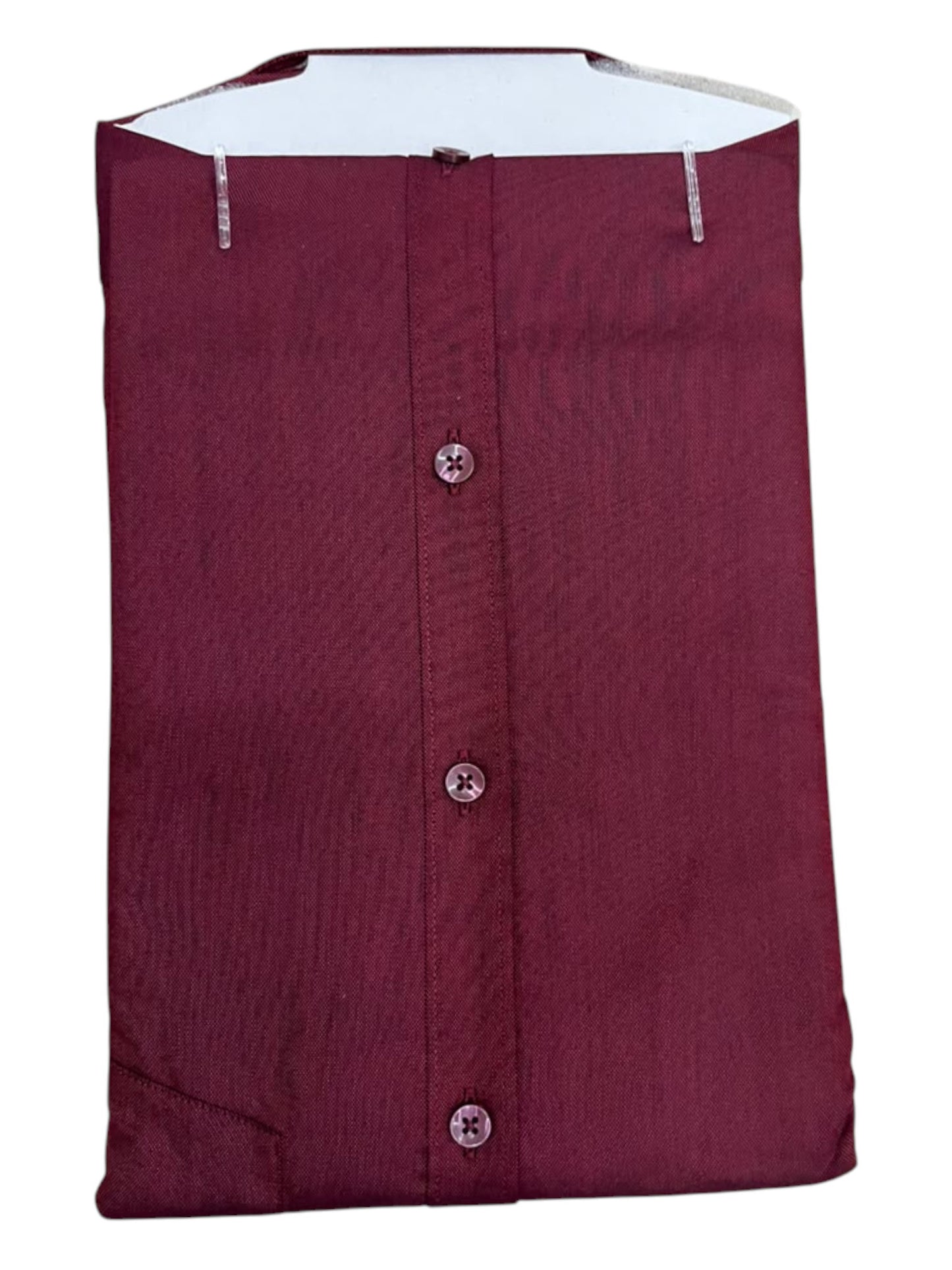 Southloom Pure Cotton Maroon Plain Shirt SLSHIRT 42 HS