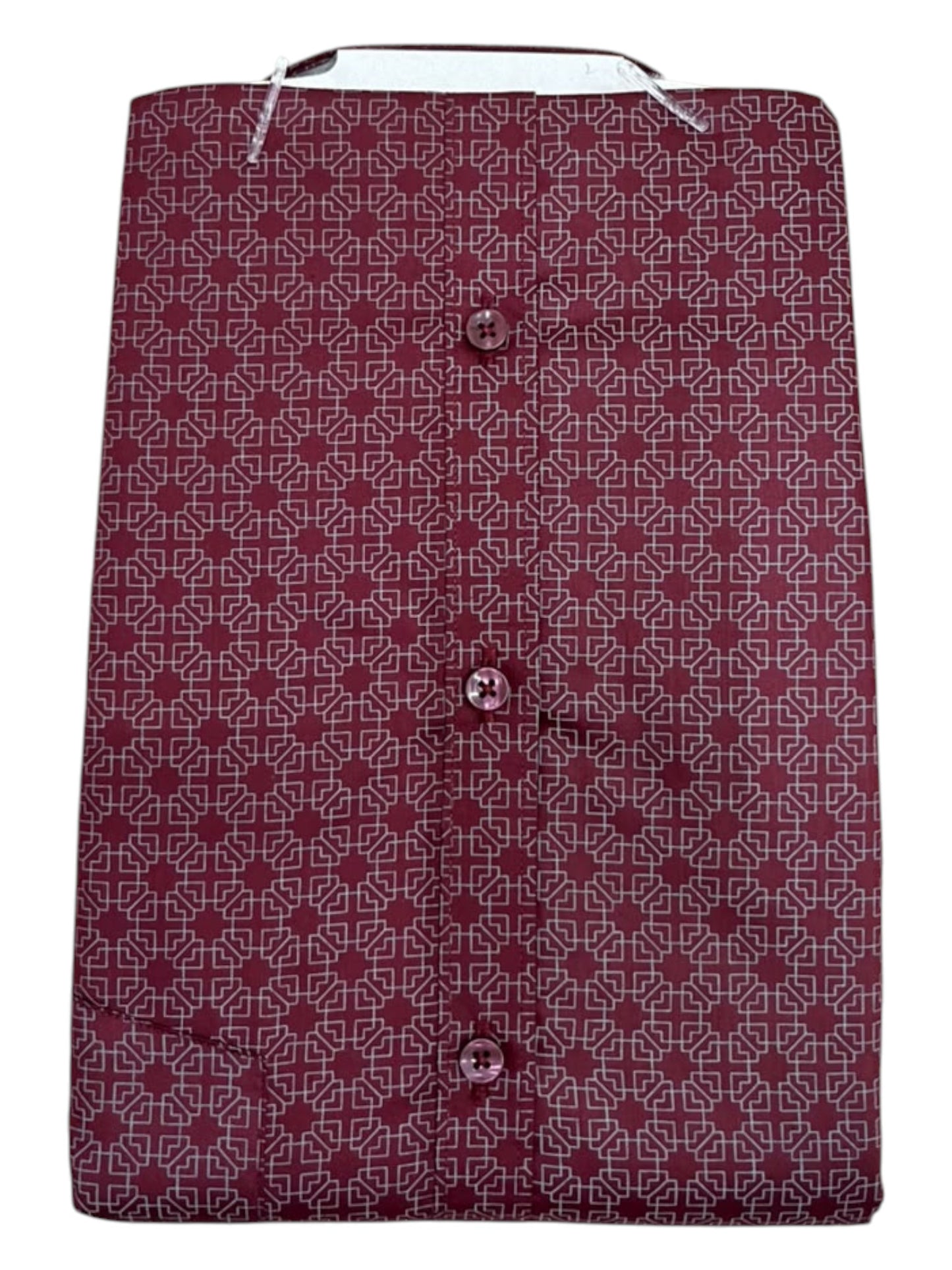 Southloom Pure Cotton Maroon Printed Shirt SLSHIRT 44 FS
