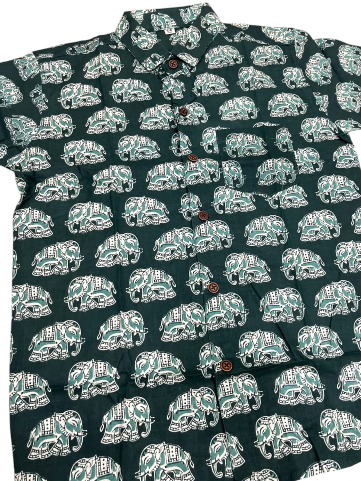 Southloom Pure Cotton Jaipur Printed Shirt For Kids Half Sleeves SL607