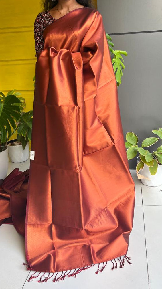 Plain Tissue Saree SL225