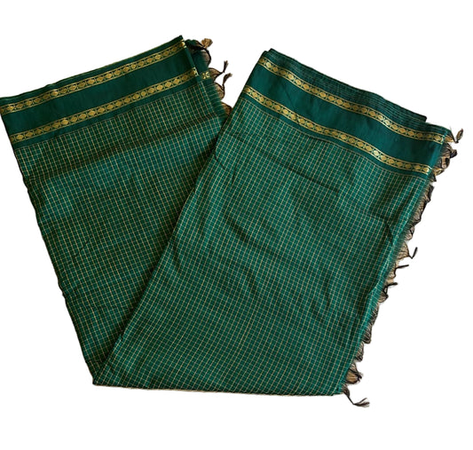 Dark Green Kalyani Cotton SL236