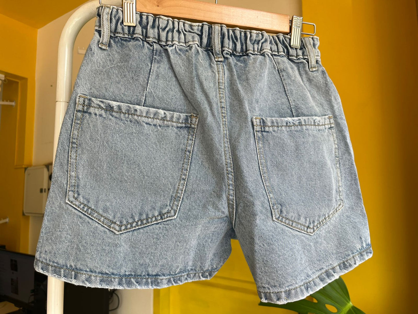 Ripped High-Waist Denim Shorts For Women SL294