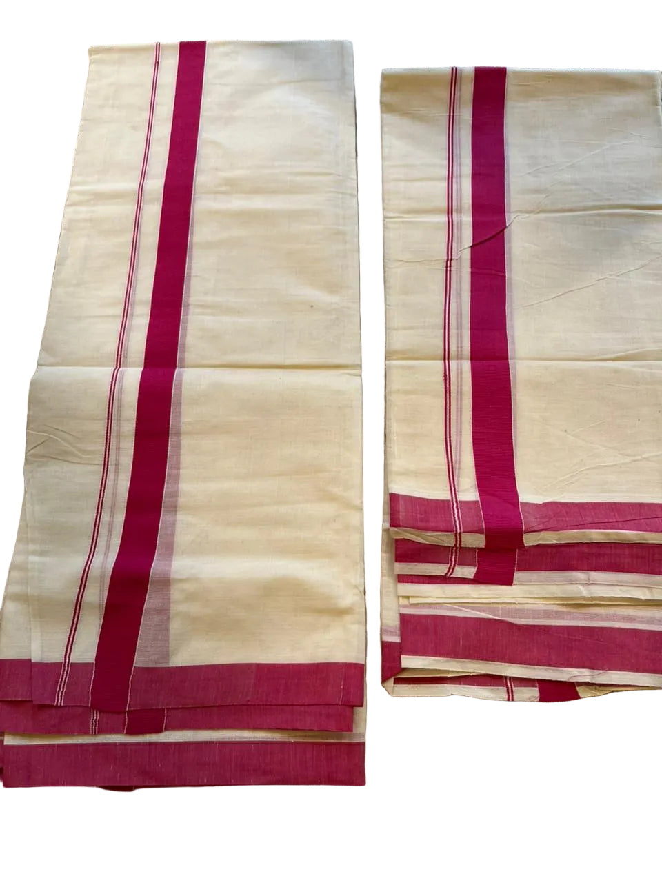 Kerala Cotton Navy Blue Kara Set Mundu 2.80 mtrs SL425