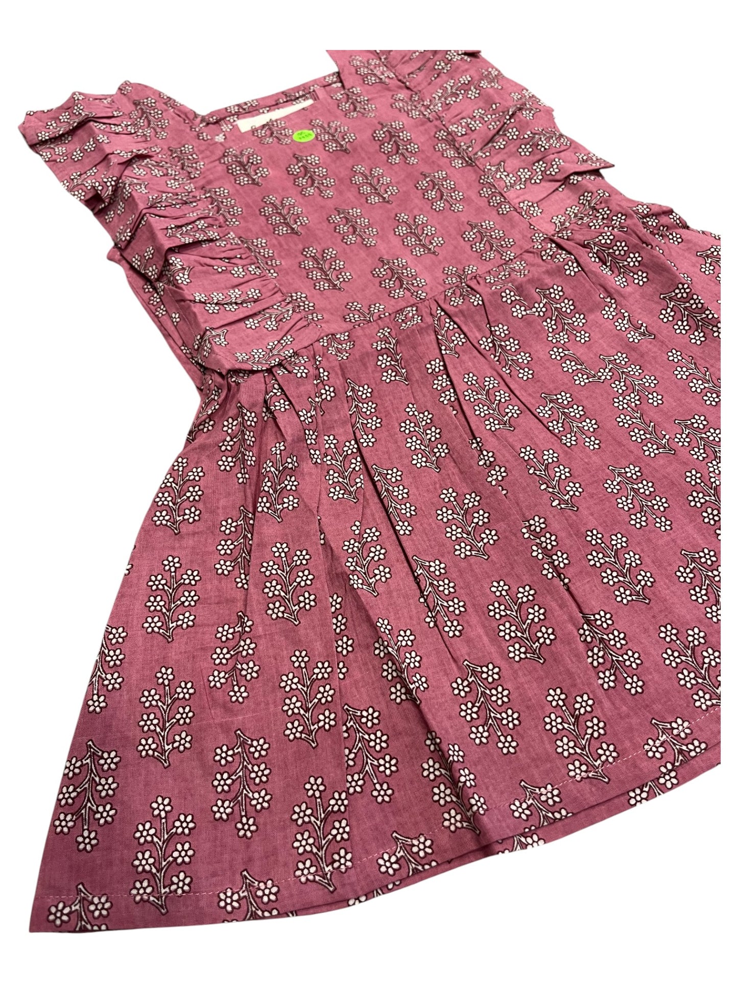 Southloom Pure Cotton Jaipur Printed Frocks for Girls (Age 1-2)