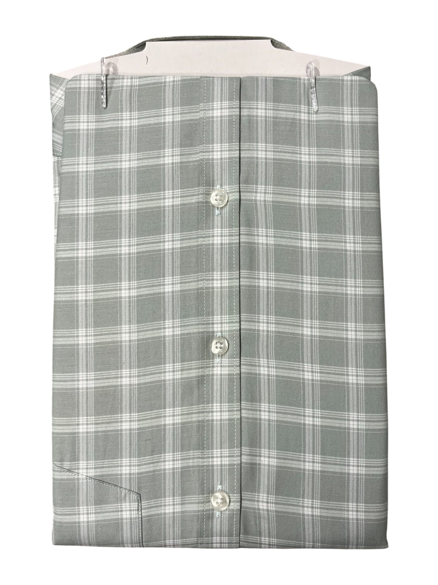 Southloom Pure Cotton Green Check Shirt SLSHIRT 42 FS