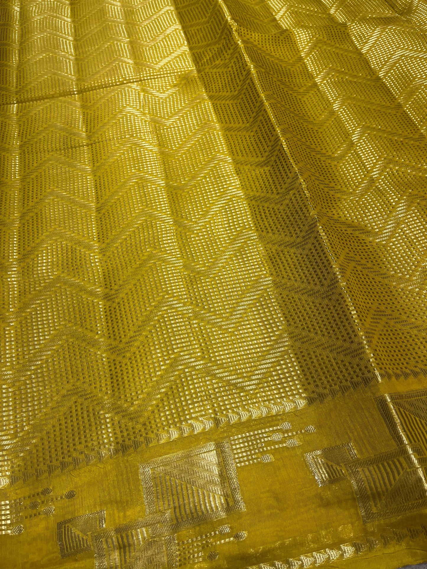 Southloom Georgete Banarasi Silk Saree with Woven Work on Body and Borders