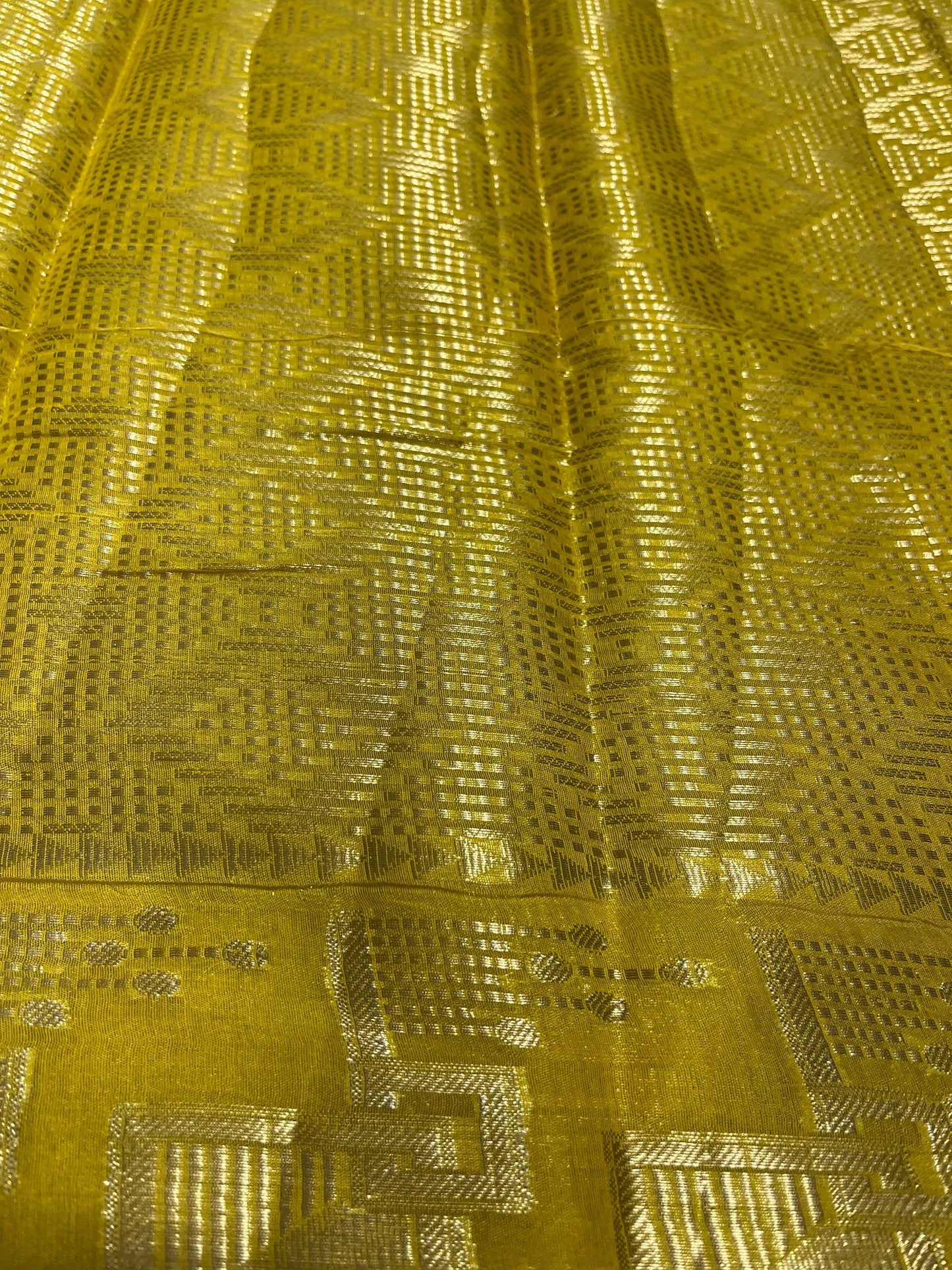 Southloom Georgete Banarasi Silk Saree with Woven Work on Body and Borders