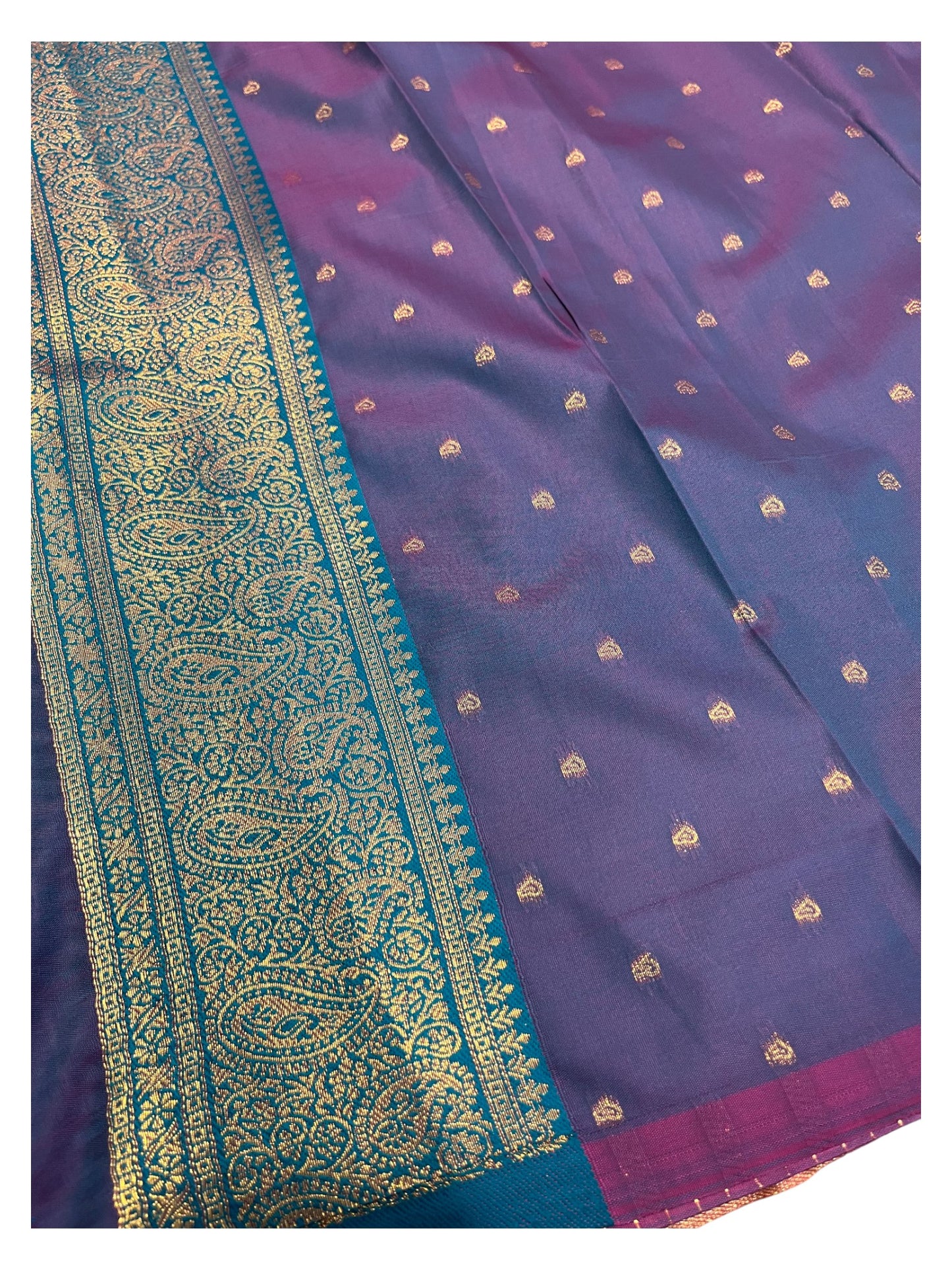 Southloom Semi Silk Saree with Woven Work on Body and Borders