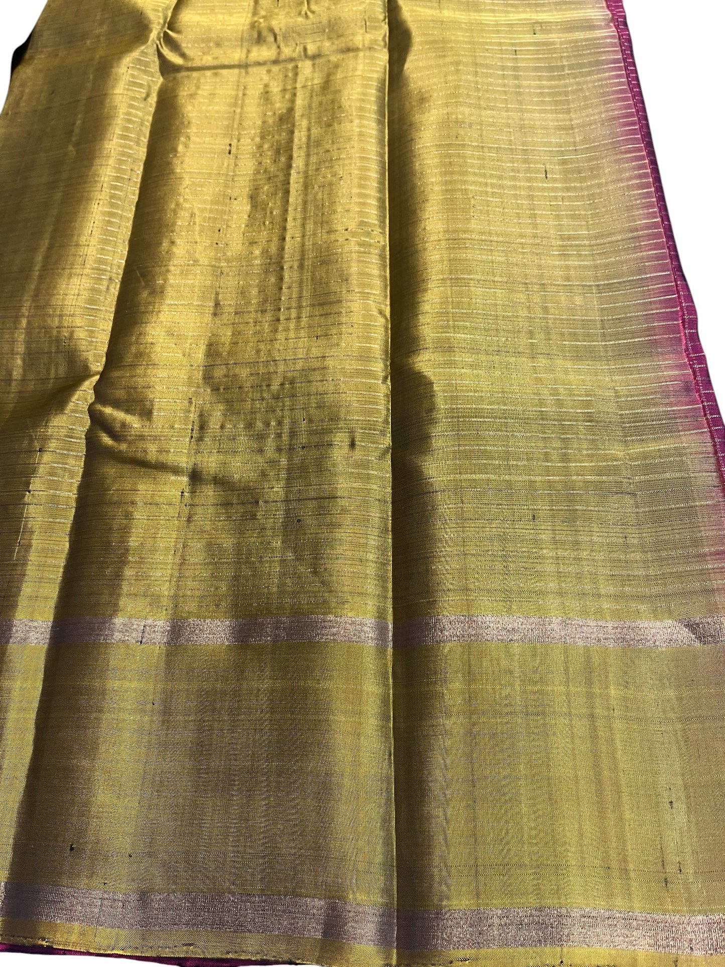 Southloom Pure Handloom Bridal Kanchipuram Silk Saree with Korvai Work(Maroon & Gold)