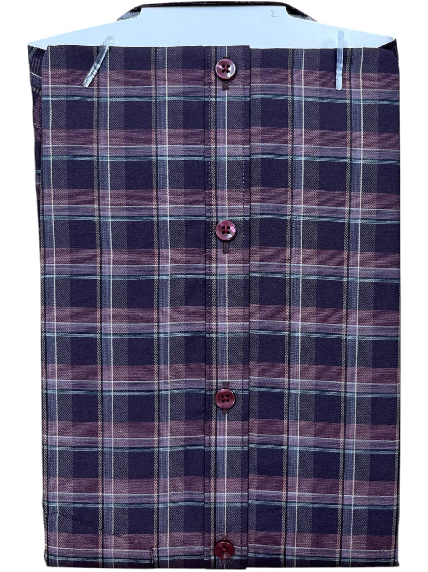 Southloom Pure Cotton Brown Check Shirt SLSHIRT 40HS