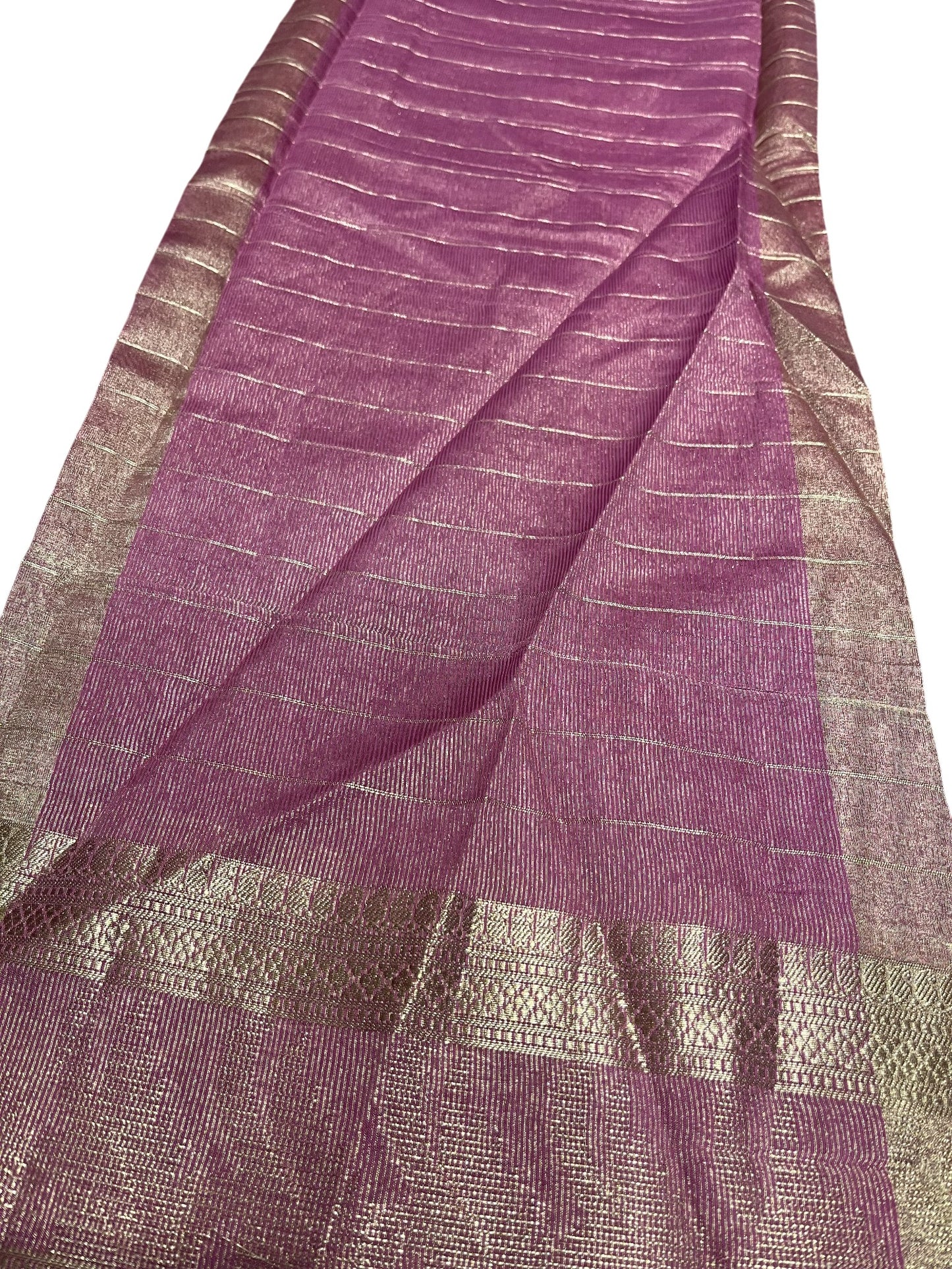 Southloom Georgete Banarasi Silk Saree with Woven Work on Body and Borders