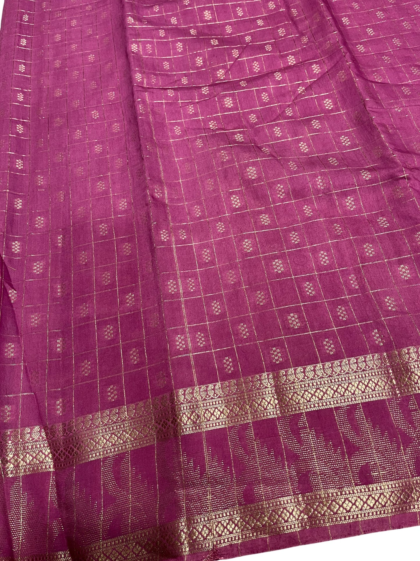Southloom Georgete Banarasi Silk Saree with Woven Work on Body and Borders