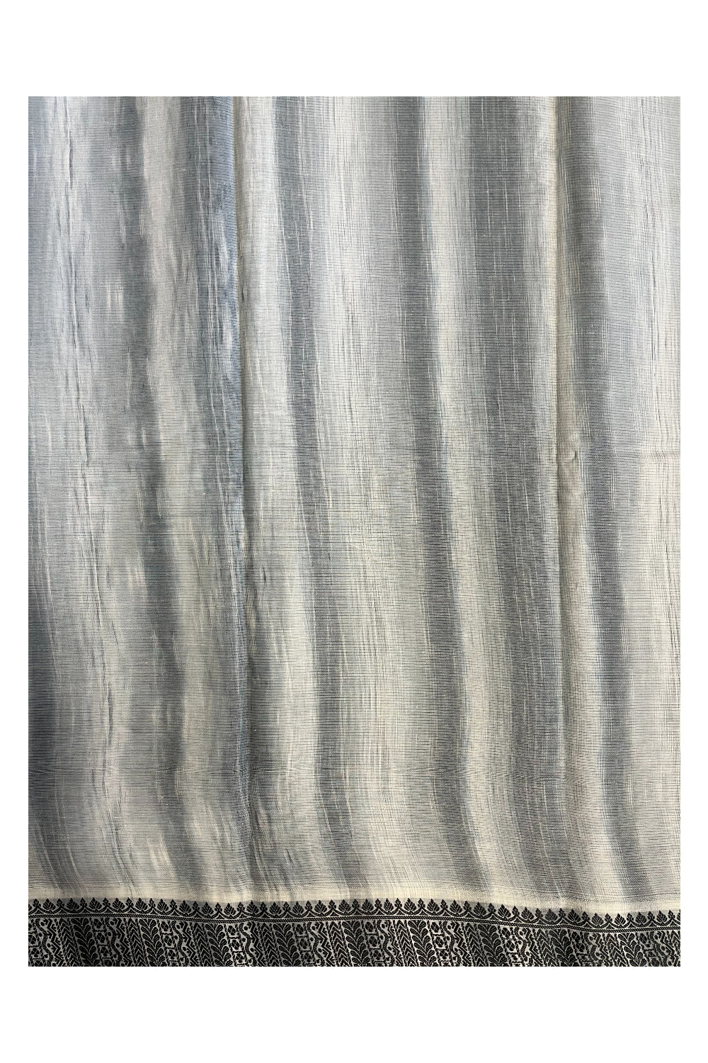 Southloom Cotton Kerala Kasavu Saree with Butta Works Across Body