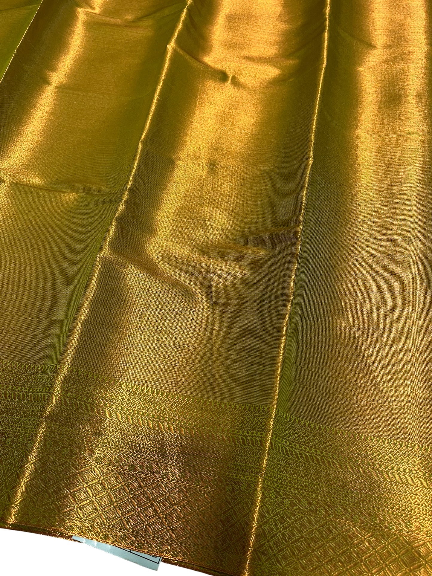 Southloom Premium Semi Silk Zari Work Brocade Saree in Bridal Green with Matching Pallu