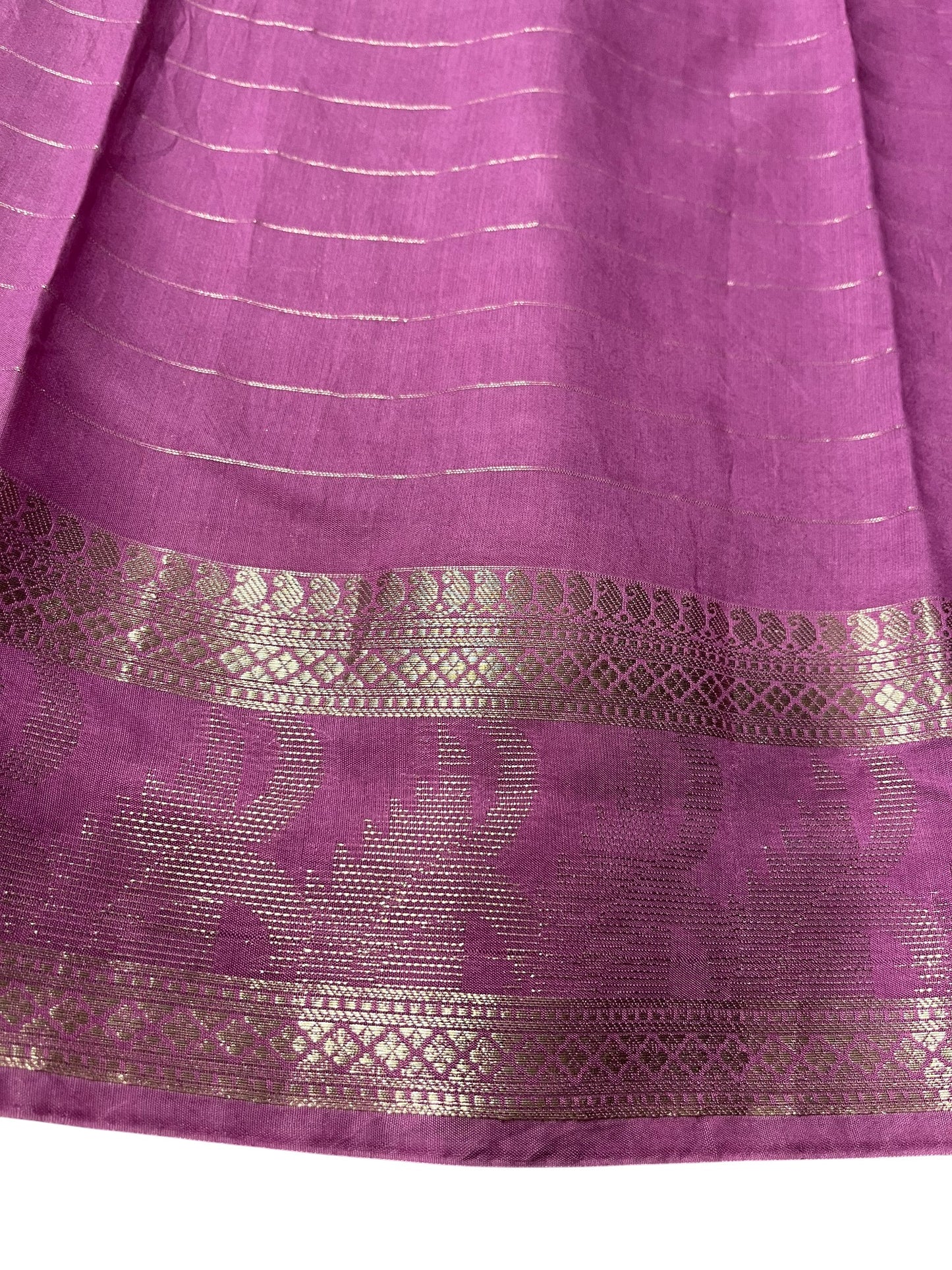 Southloom Georgete Banarasi Silk Saree with Woven Work on Body and Borders