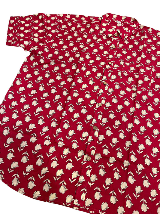 Southloom Jaipur Pure Cotton Printed Shirt For Men (5XL)