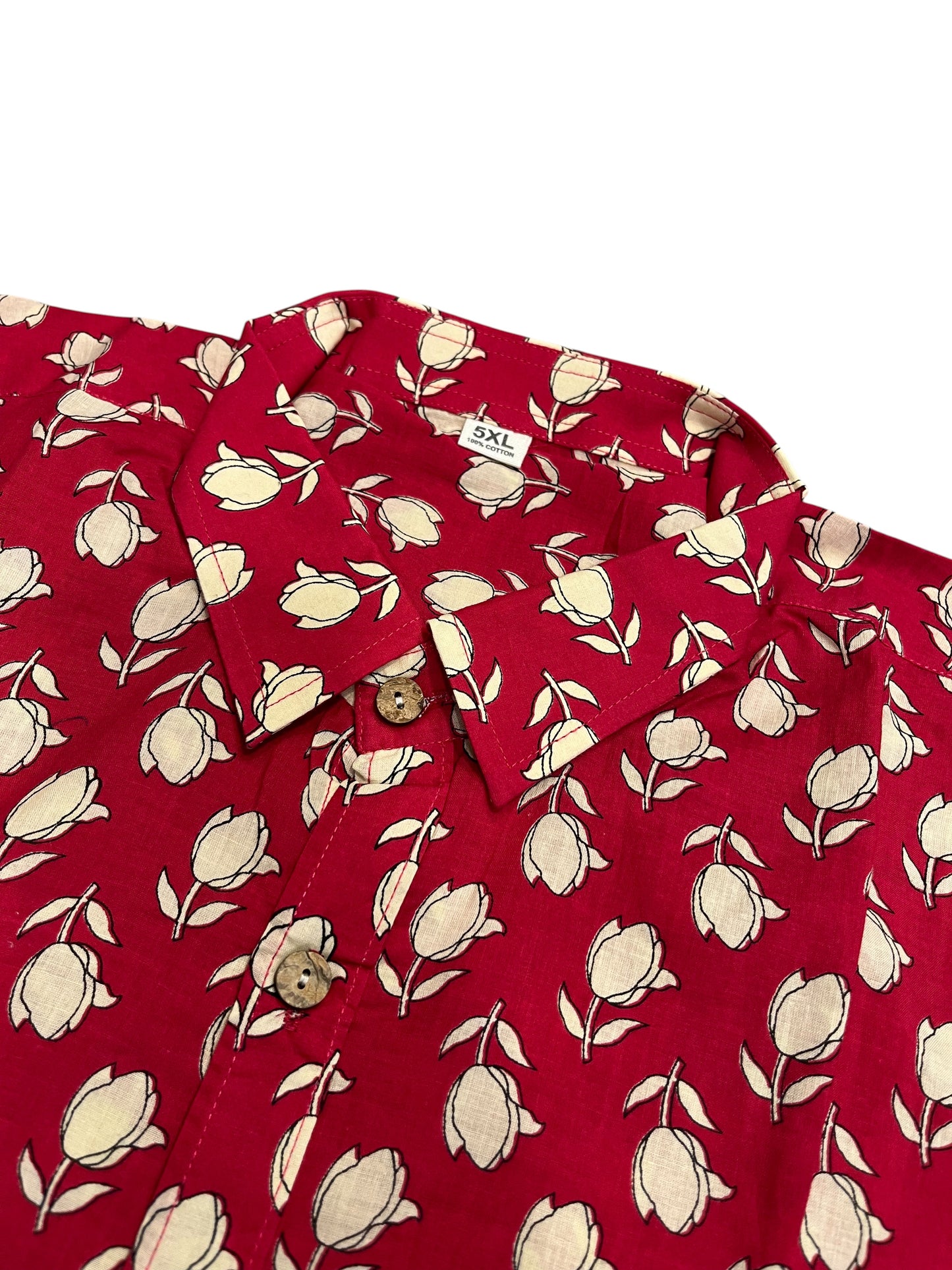 Southloom Jaipur Pure Cotton Printed Shirt For Men (5XL)