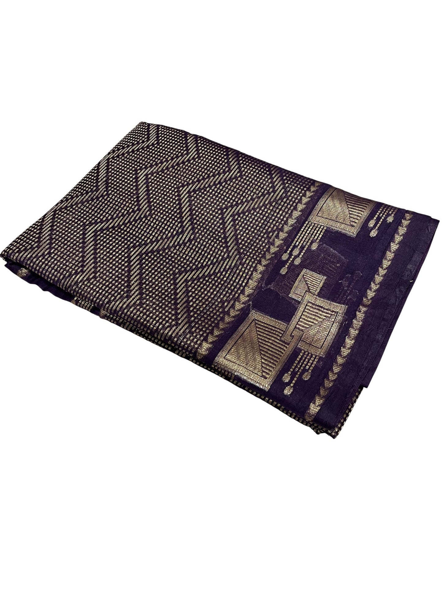 Southloom Georgete Banarasi Silk Saree with Woven Work on Body and Borders