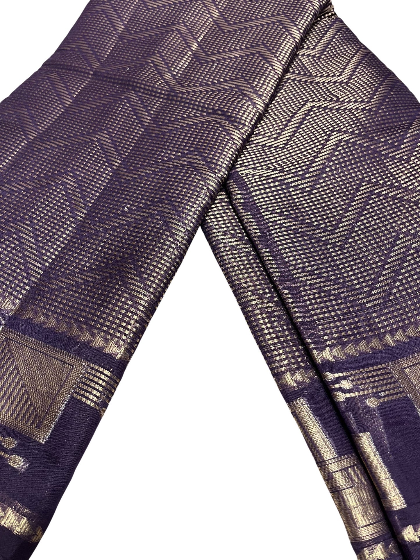 Southloom Georgete Banarasi Silk Saree with Woven Work on Body and Borders