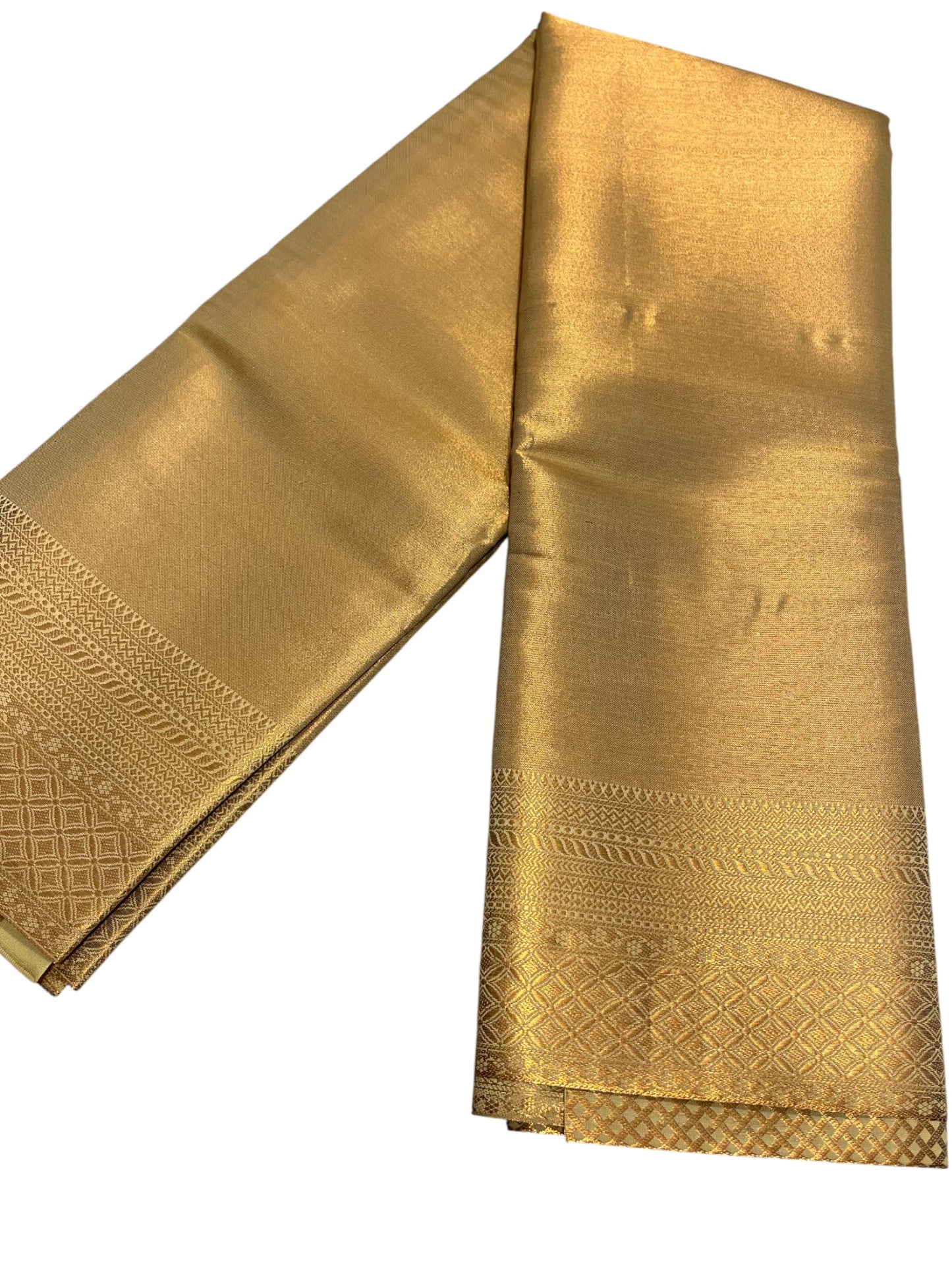 Southloom Premium Semi Silk Zari Work Brocade Saree in Bridal Beige with Matching Pallu