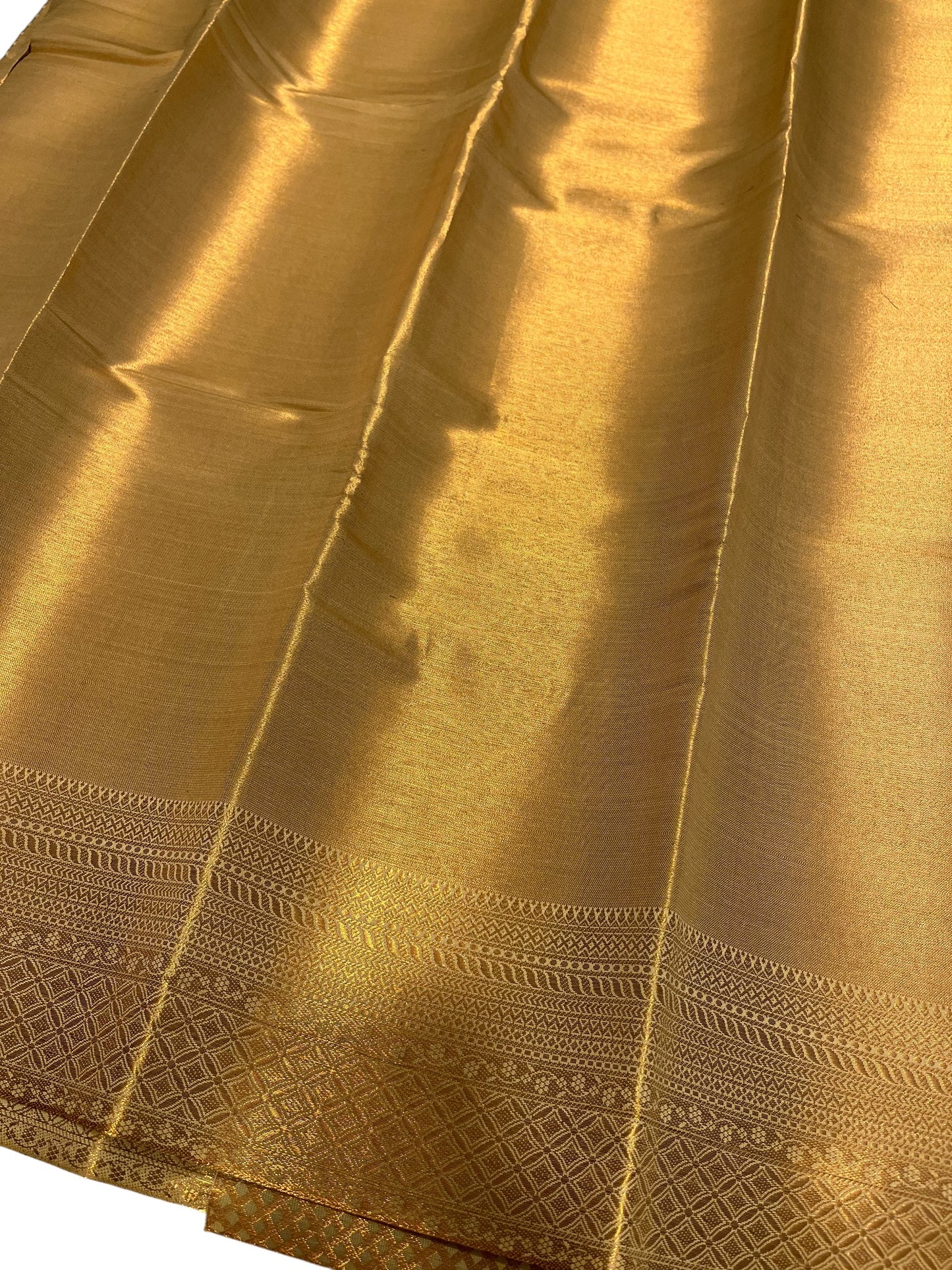 Southloom Premium Semi Silk Zari Work Brocade Saree in Bridal Beige with Matching Pallu