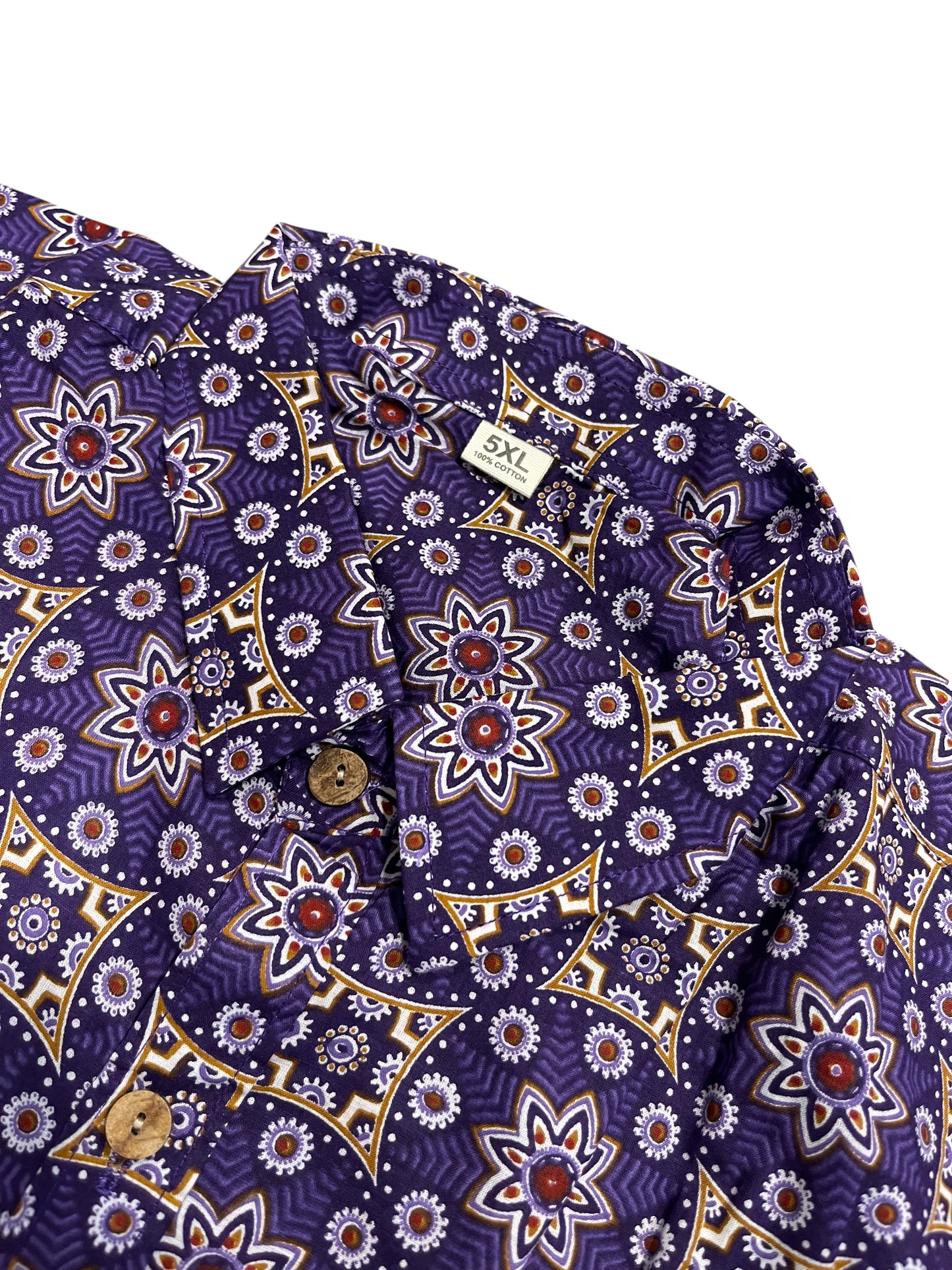 Southloom Jaipur Pure Cotton Printed Shirt For Men (5XL)