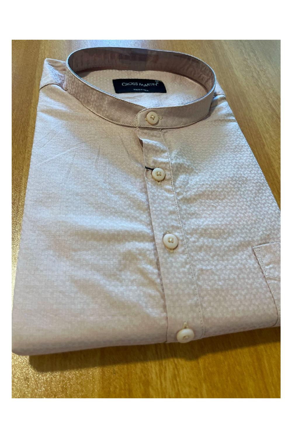 Southloom Grey Short Cotton Kurta Shirt for Men