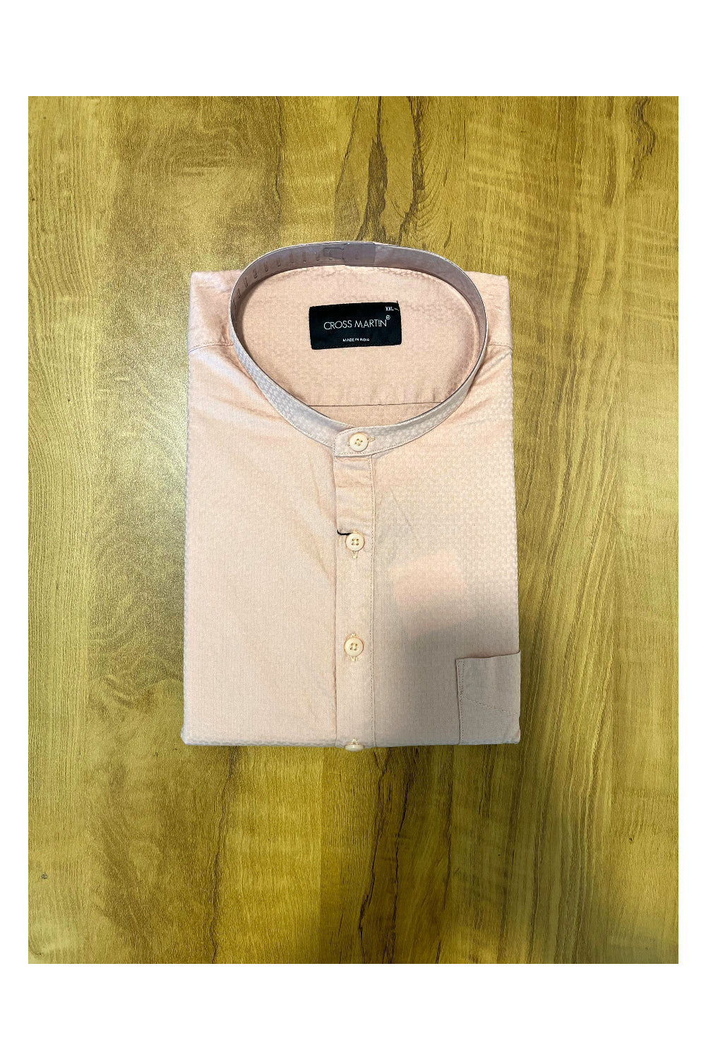 Southloom Onion Pink Short Cotton Kurta Shirt for Men