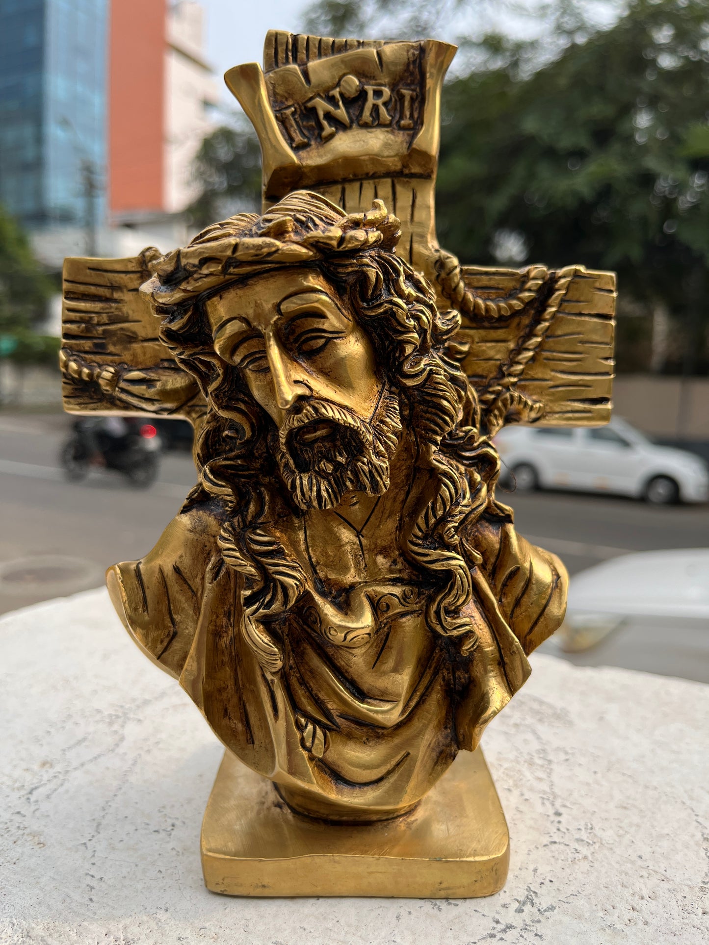 Southloom Solid Brass Handmade Jesus Christ Handicraft
