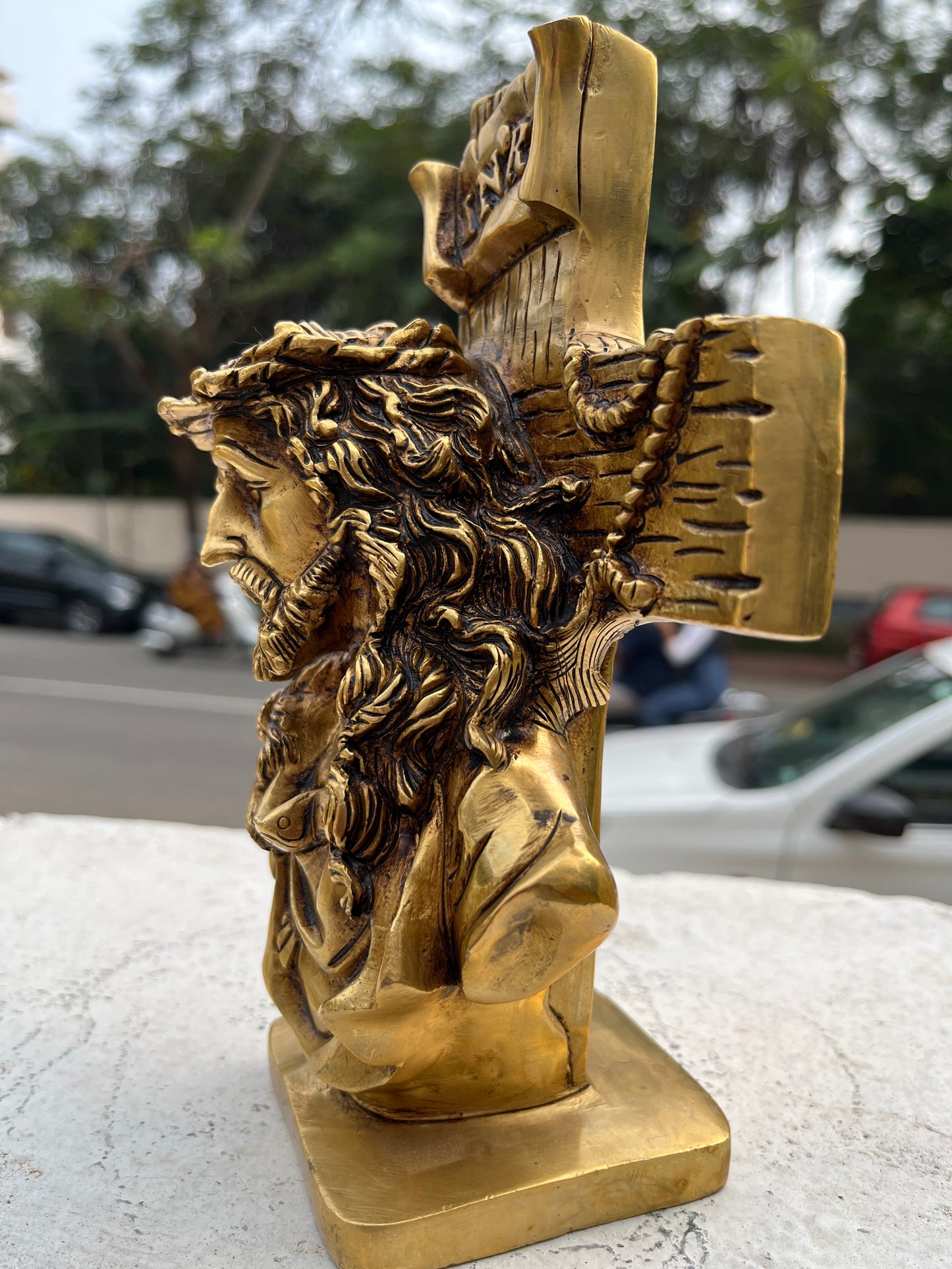Southloom Solid Brass Handmade Jesus Christ Handicraft