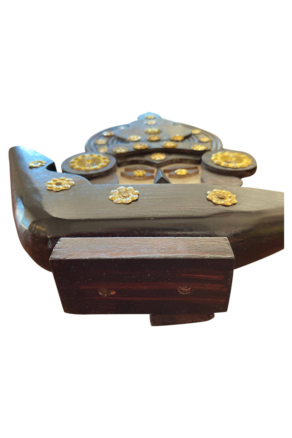 Southloom Handmade Kathakali Face on Chundan Vallam (Snake Boat) Handicraft
