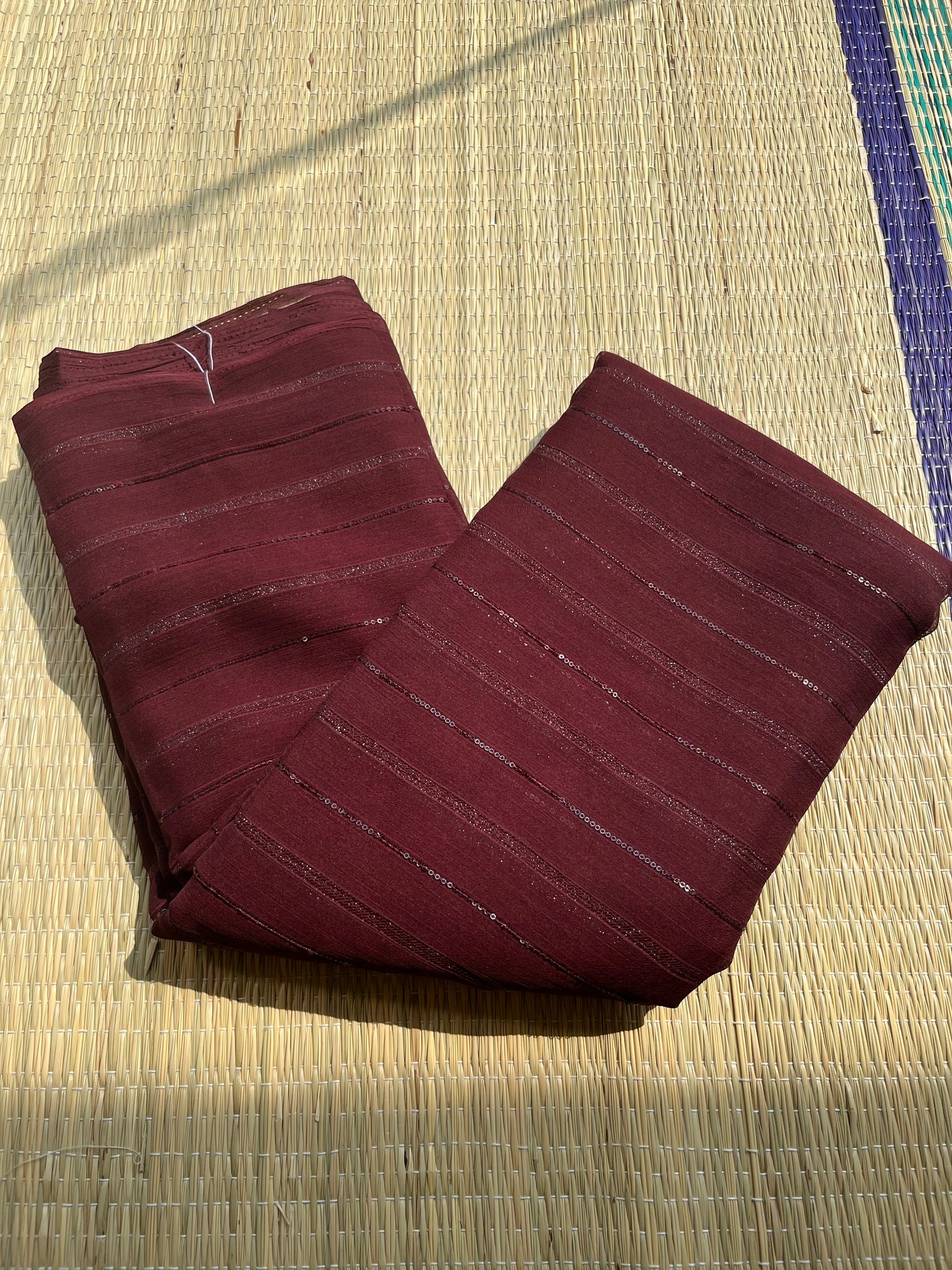 Vichithra Silks Maroon Saree SL191