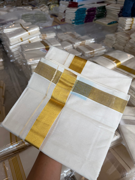 1.5 inch Kasavu Mundu (SL103)