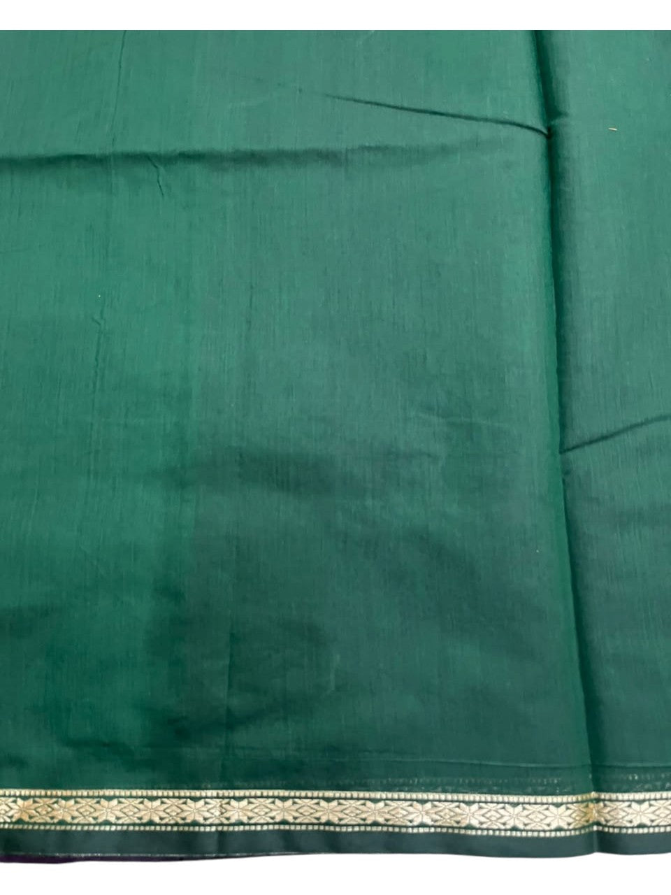 Southloom Maheshwari Cotton Saree With Woven Works on Body in Purple and Green SL471