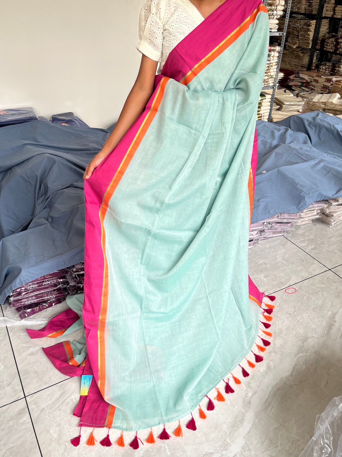 Kerala Mul Cotton Soft Fabric Saree SL215
