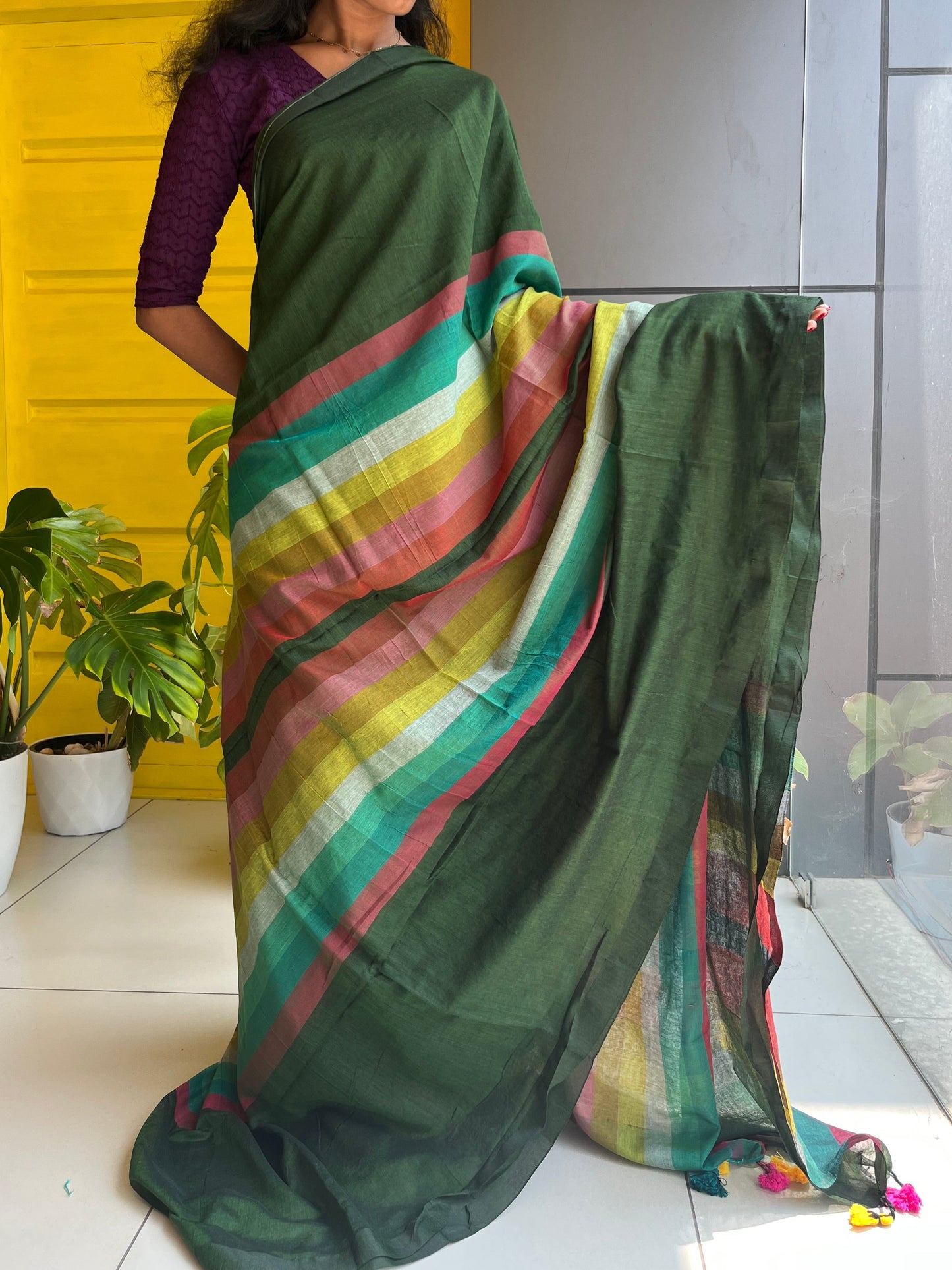 Kerala Mul Cotton Soft Fabric Saree SL215