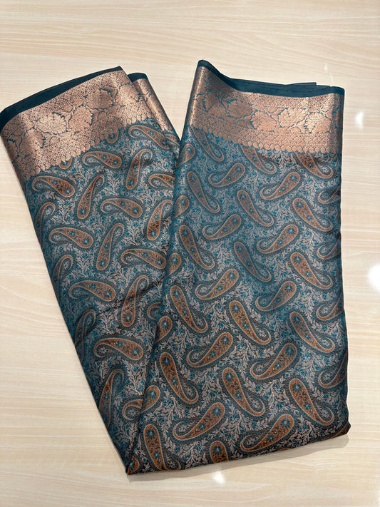 Semi Silk Resham Work Saree