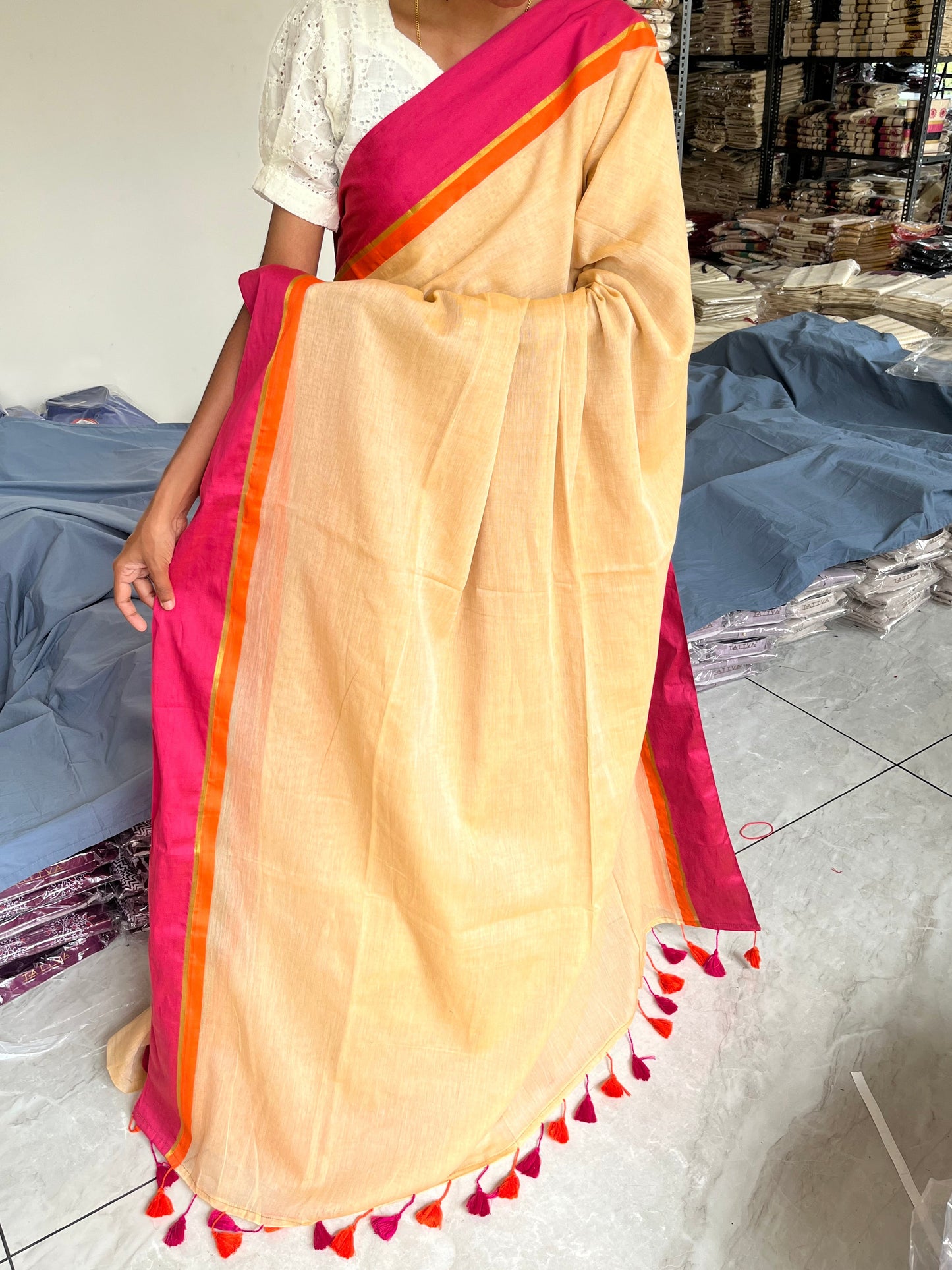 Kerala Mul Cotton Soft Fabric Saree SL215