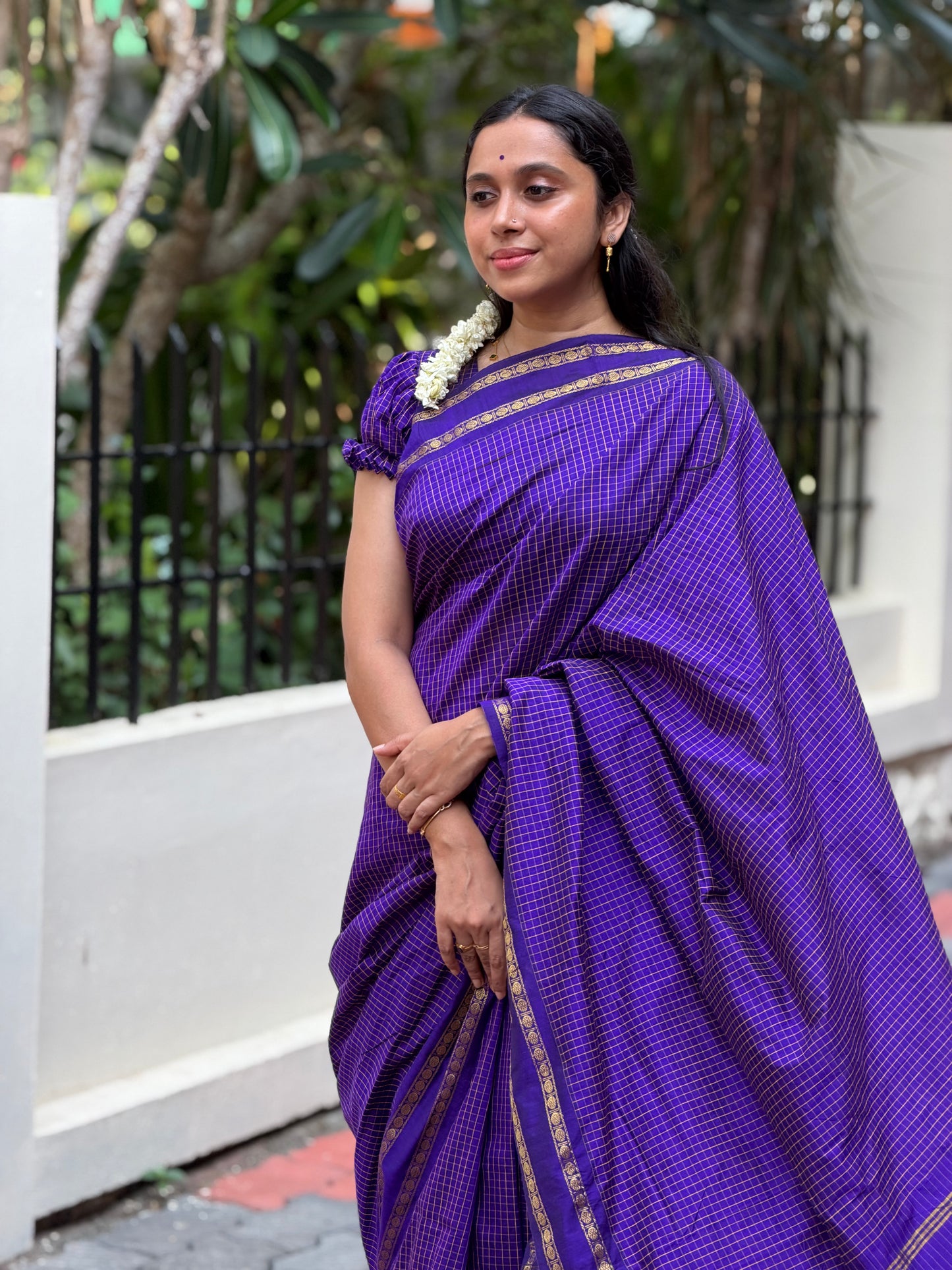 Violet Colour  Kalyani Cotton SL236