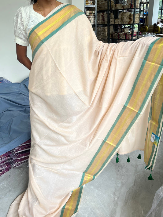 Kerala Mul Cotton Soft Fabric Saree SL215