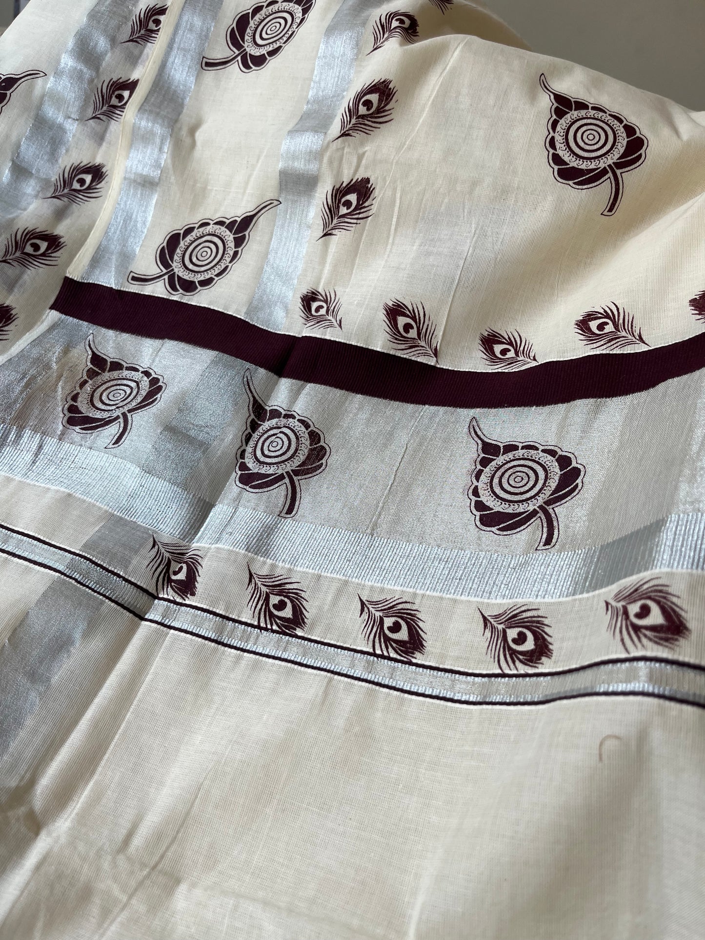 Kerala Cotton Printed Saree SL178