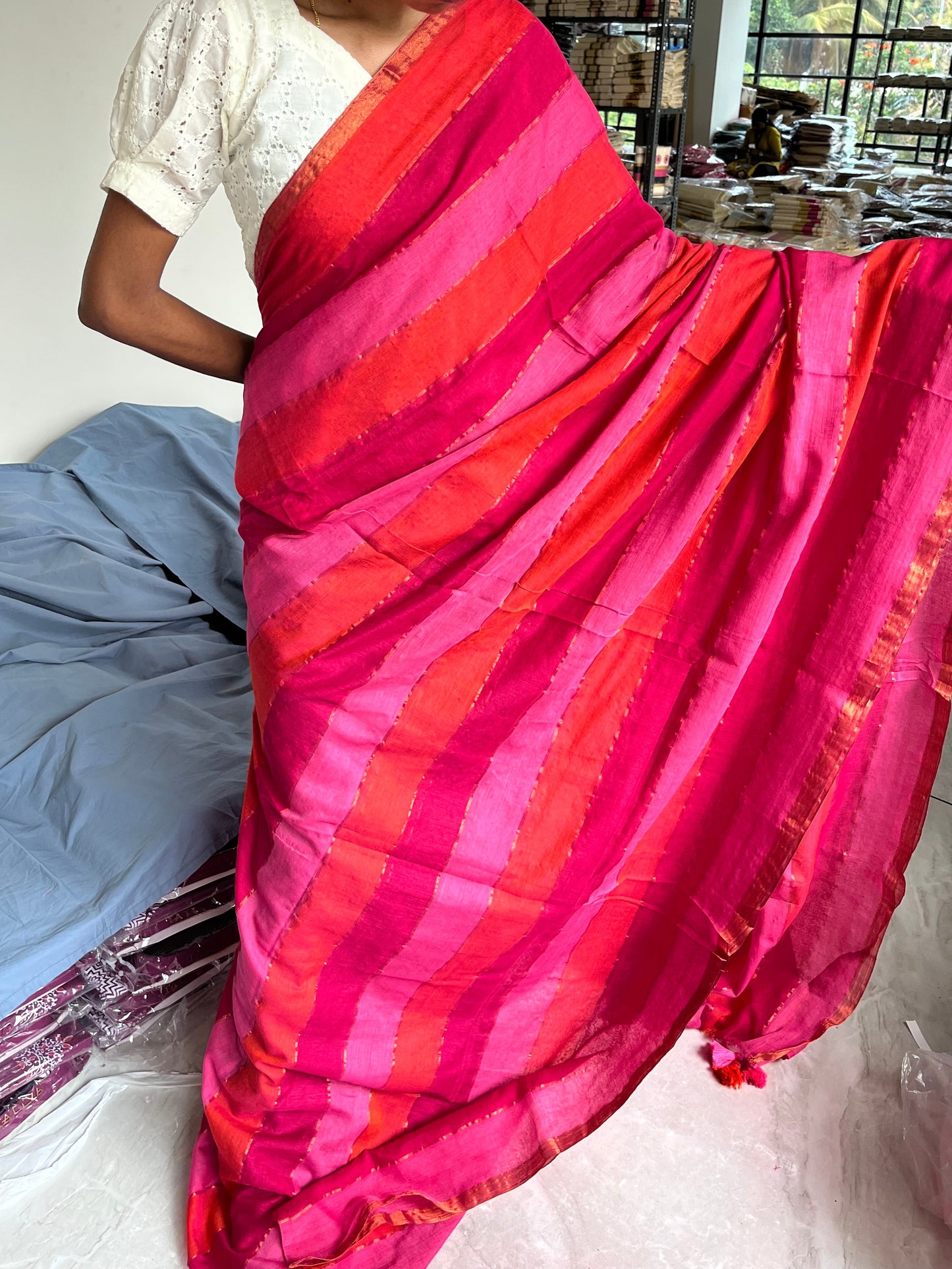 Kerala Mul Cotton Soft Fabric Saree SL215