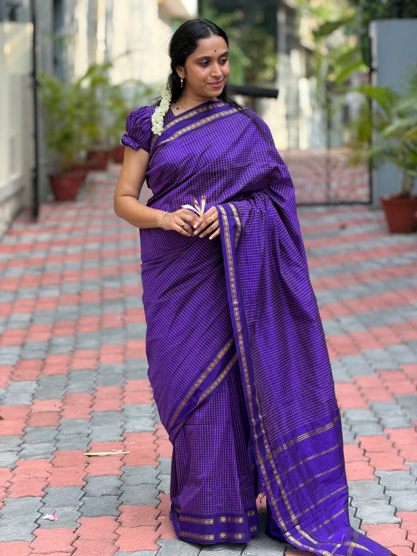 Violet Colour  Kalyani Cotton SL236